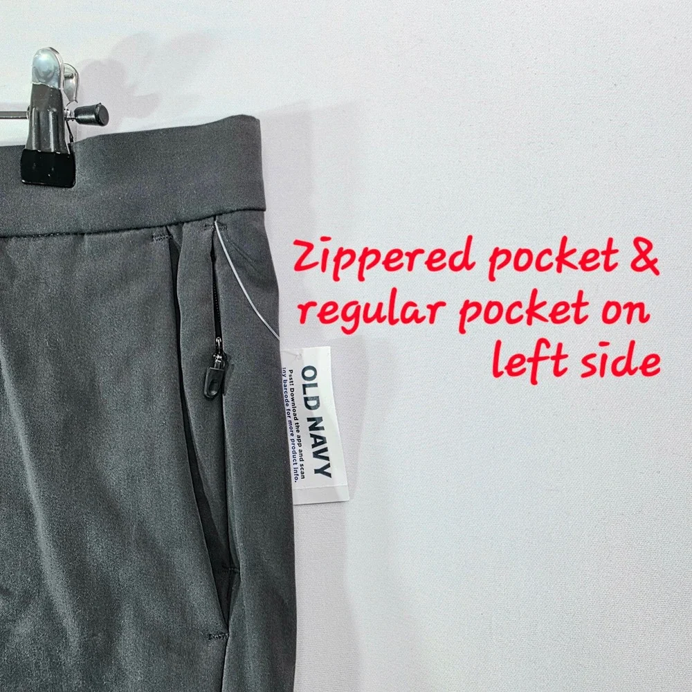 Old Navy Ultimate Tech Slim Built-In Flex Pants Mens 32x29 Gray NWT